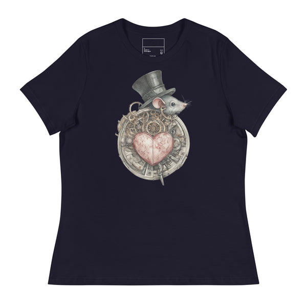 Ticking Heart Relaxed Fit Tee