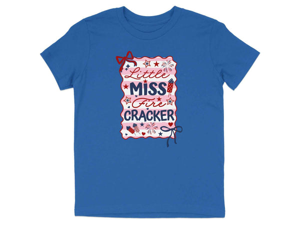 Little Miss Firecracker Graphic Tee