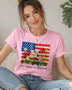 250 Years Freedom: Artistic Floral Flag Tee | My Lucky Tee