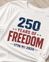 250 Years of Freedom Heritage T-Shirt | My Lucky Tee