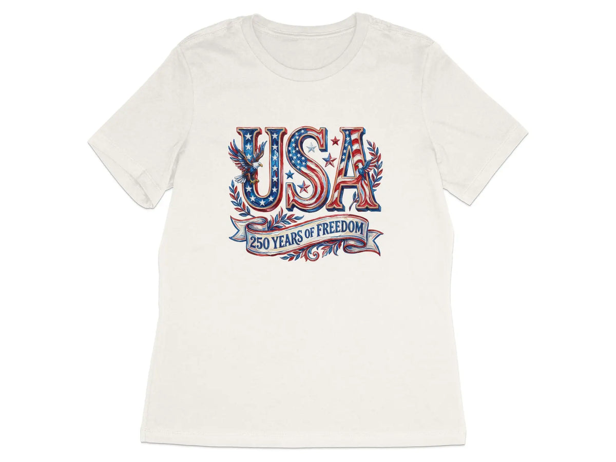 250 Years of Freedom USA Eagle T-Shirt | My Lucky Tee