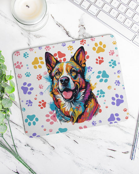 🐕🦺 Rescue My Heart Mousepad – Colorsplash Edition
