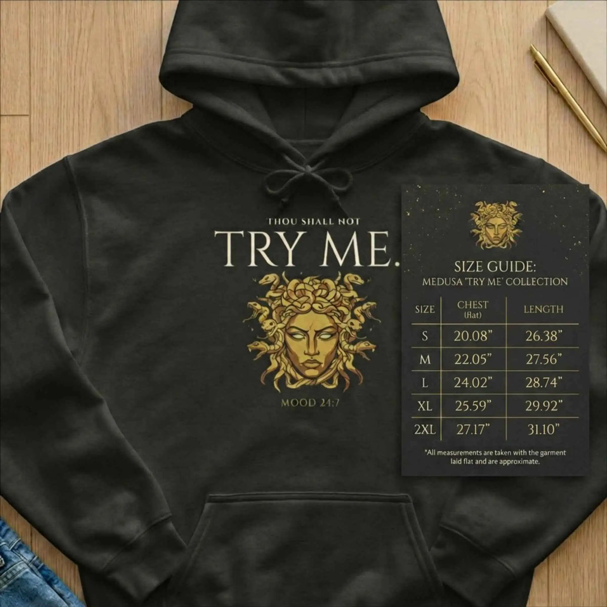 Thou Shall Not Try Me Medusa Hoodie 