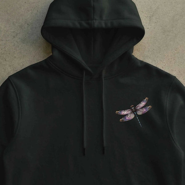 Midnight Revelry Organic Hoodie Black