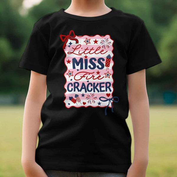 Little Miss Firecracker Graphic Tee