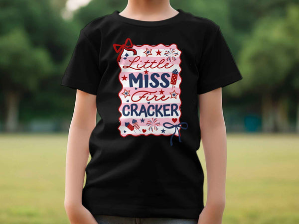 Little Miss Firecracker Graphic Tee