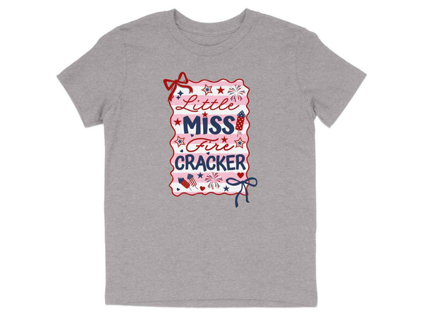 Little Miss Firecracker Graphic Tee