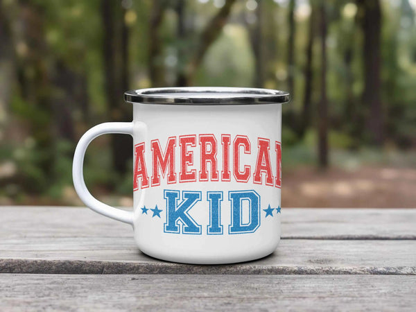 American Kid Heritage Mug Enamel Camping Mug