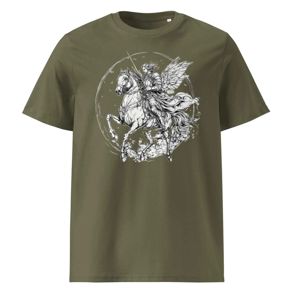 Archangel Graphic Organic Cotton Tee Khaki
