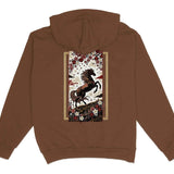 Black Horse & Cherry Blossom Hoodie XS