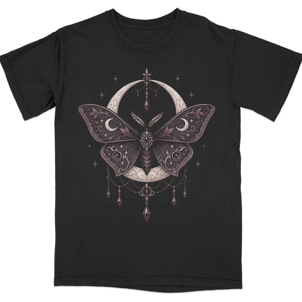 Celestial Gothic Moth Tee |  My Lucky Tee