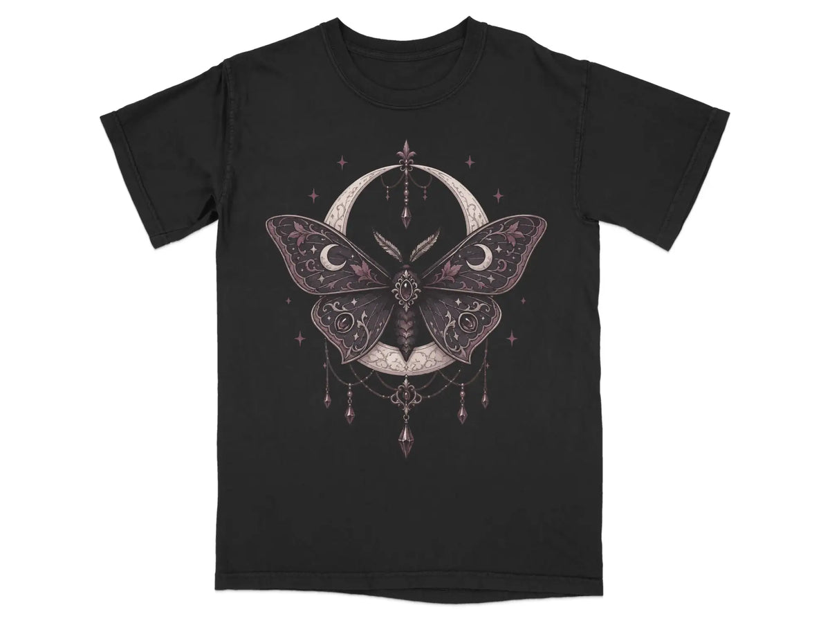 Celestial Gothic Moth Tee |  My Lucky Tee