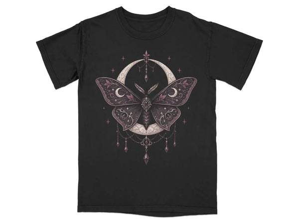 Celestial Gothic Moth Tee |  My Lucky Tee