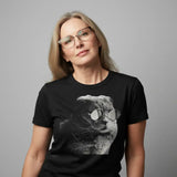 Unbothered Cat Graphic Tee Model