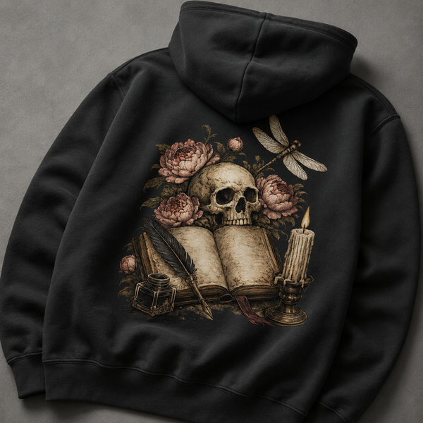 Midnight Pages Organic Hoodie