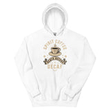 Death Before Decaf Graphic Hoodie White