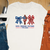 Faith & Freedom 250 Years Commemorative T-Shirt