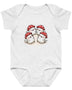 Happy Kawaii Mushroom Baby Bodysuit Ash