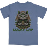 He Who Dares Wins Lucky Cat Tee Midnight