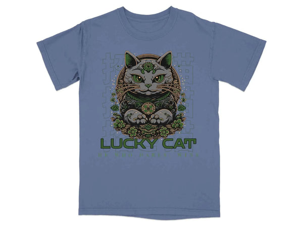 He Who Dares Wins Lucky Cat Tee S