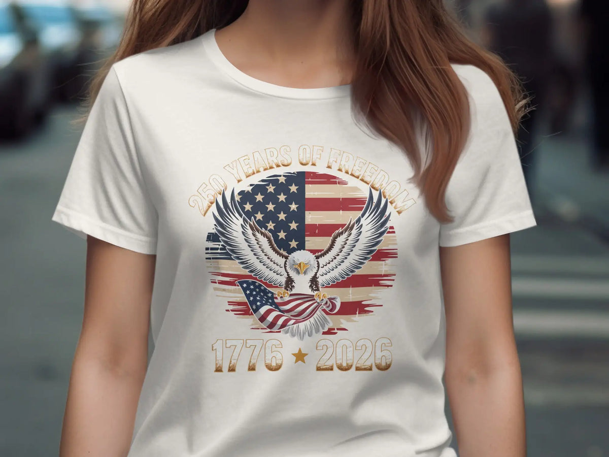 Heritage Eagle 250th Freedom T-Shirt | My Lucky Tee