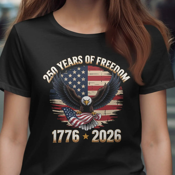 Heritage Eagle 250th Freedom T-Shirt | My Lucky Tee