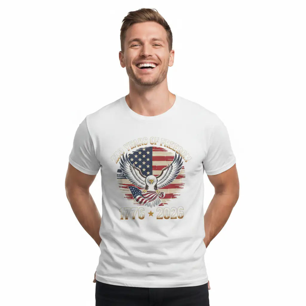 Heritage Eagle 250th Freedom T-Shirt | My Lucky Tee