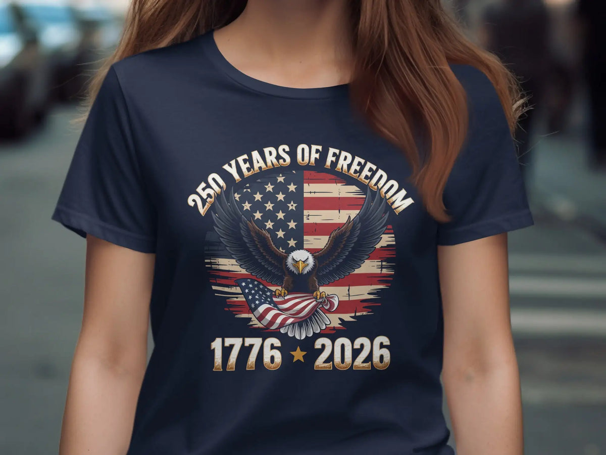 Heritage Eagle 250th Freedom T-Shirt | My Lucky Tee