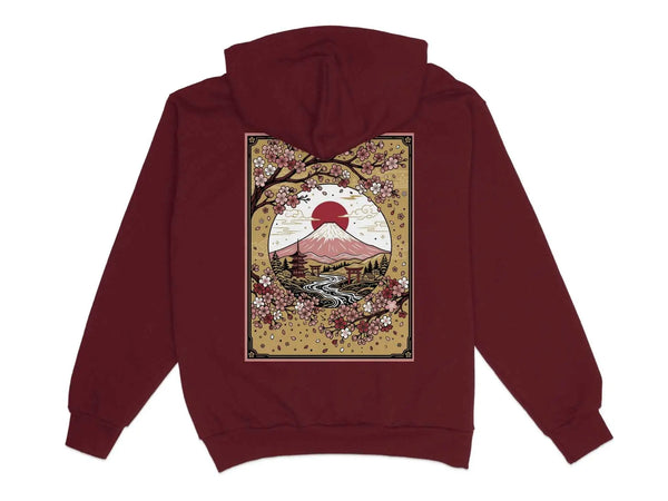 Japanese Mountain River Hoodie XS
