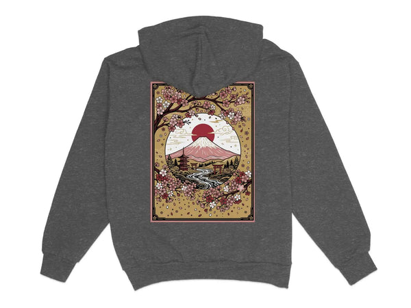 Japanese Mountain River Hoodie XS