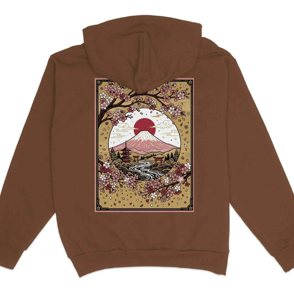 Japanese Mountain River Hoodie XS