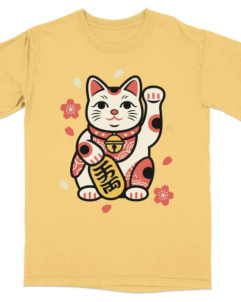 Lucky Maneki Neko Charm Graphic Tee