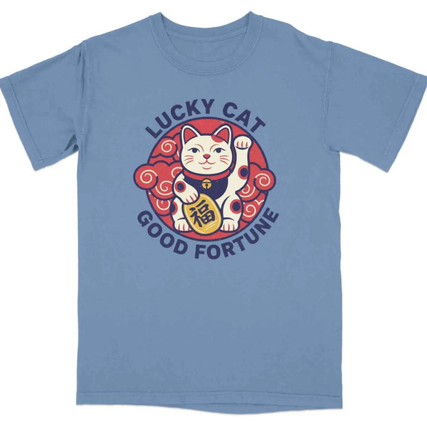Lucky Cat Good Fortune Graphic Tee | My Lucky Tee