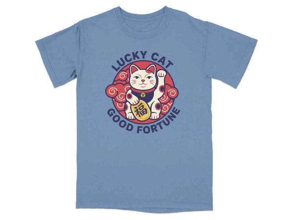 Lucky Cat Good Fortune Graphic Tee | My Lucky Tee