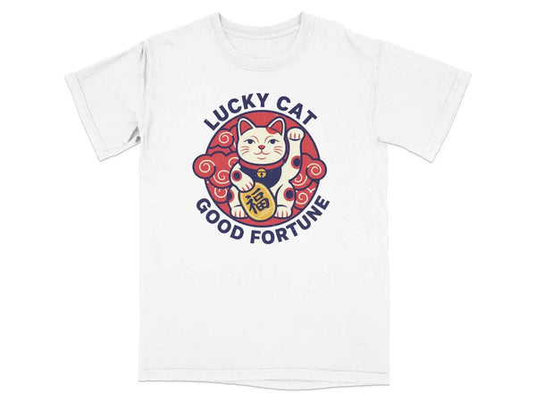 Lucky Cat Good Fortune Graphic Tee | My Lucky Tee