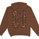 Lucky Dragon Floral Graphic Hoodie XS