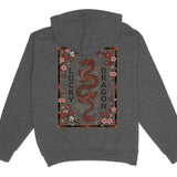 Lucky Dragon Floral Graphic Hoodie XS