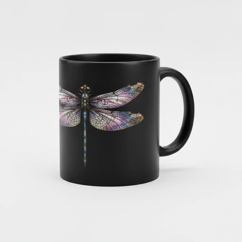 Lucky Dragonfly Ceramic Mug