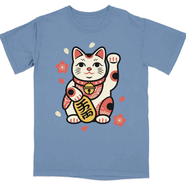 Lucky Maneki Neko Charm T-Shirt | My Lucky Tee