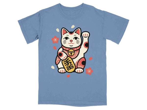 Lucky Maneki Neko Charm T-Shirt | My Lucky Tee