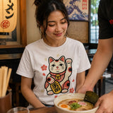 Lucky Maneki Neko Charm T-Shirt