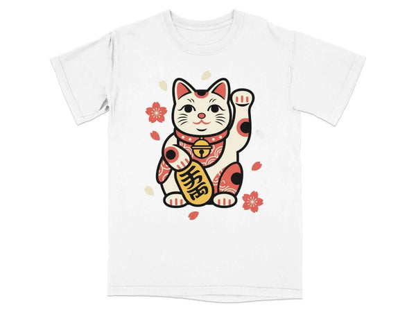 Lucky Maneki Neko Charm T-Shirt | My Lucky Tee