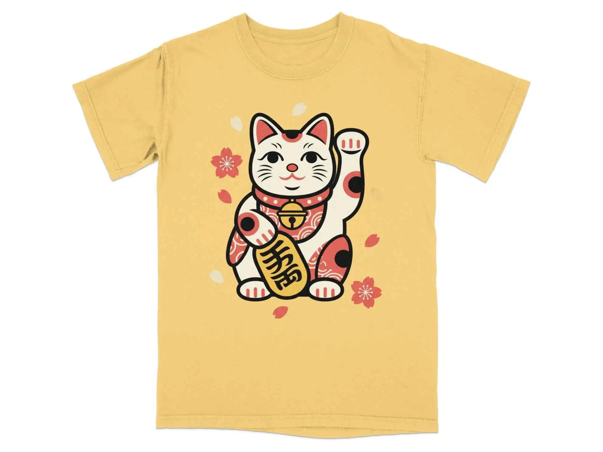 Lucky Maneki Neko Charm T-Shirt | My Lucky Tee