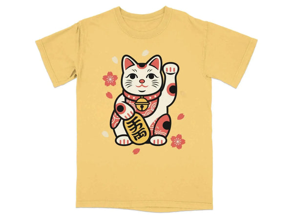 Lucky Maneki Neko Charm T-Shirt | My Lucky Tee