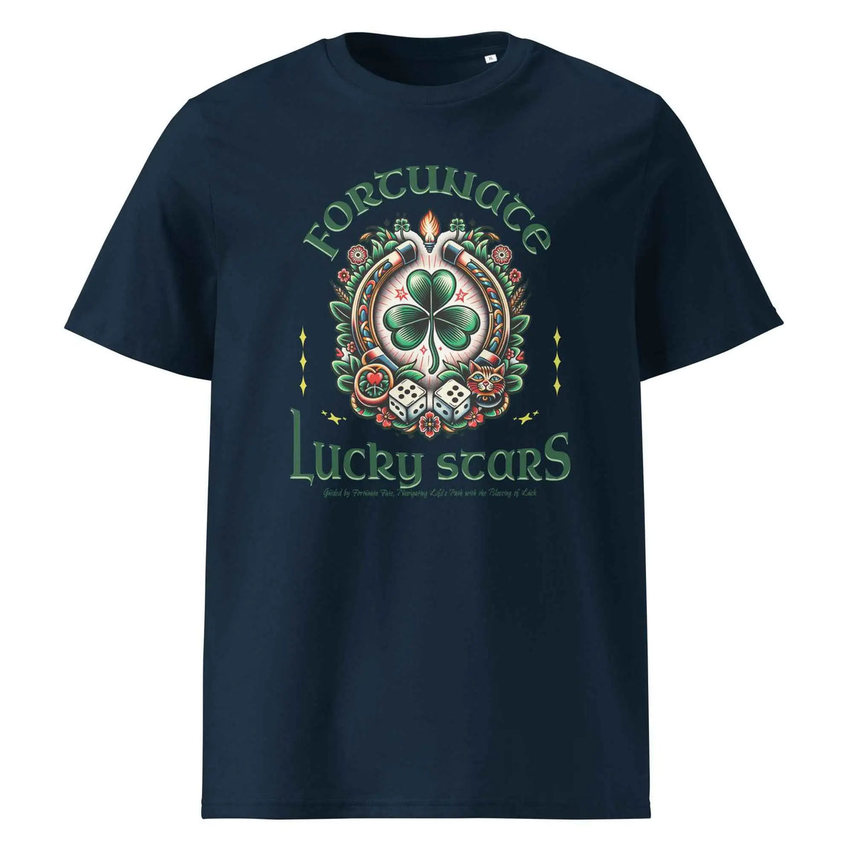 Lucky Stars Organic Cotton Tee French Navy
