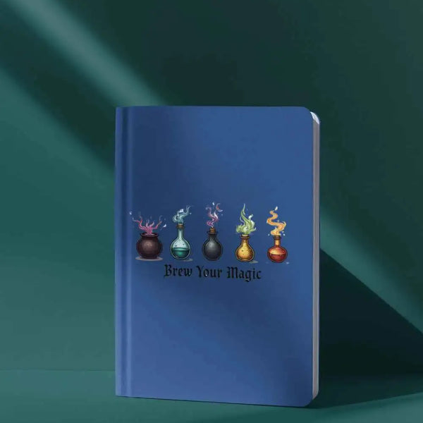 Magic Potion Hardcover Journal Blue