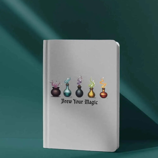 Magic Potion Hardcover Journal Silver