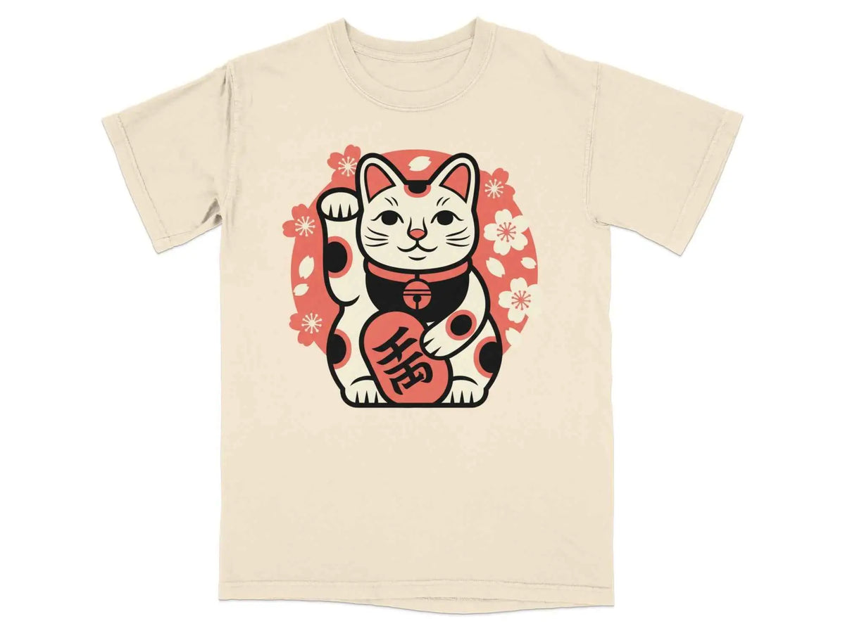 Maneki Fortune Charm Tee Ivory