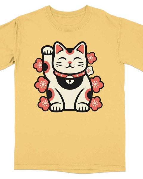 Maneki Neko Charm Blossom Graphic Tee