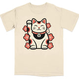 Maneki Neko Charm Blossom Graphic Tee Ivory